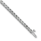 True Origin 14K White Gold 2 7/8 carat Lab Grown Diamond VS+ F+ Complete Tennis Bracelet