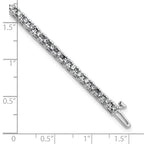 14kw 3.00ctw. Near Colorless Moissanite 4 Prong Tennis Bracelet