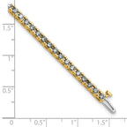 14ky 3.00ctw. Near Colorless Moissanite 4 Prong Tennis Bracelet