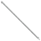 14k White Gold 4 5/8 carat Lab Grown Diamond VS/SI+ G+ Complete Round Tennis Bracelet