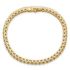14k 4 5/8 carat Lab Grown Diamond VS/SI+ G+ Complete Round Tennis Bracelet