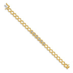 14k Complete 1/2 carat Round A Diamond Circle Add-a-Diamond 7 inch Tennis Bracelet