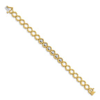 14k Complete 3/4 carat Round AA Diamond Circle Add-A-Diamond 7 inch Tennis Bracelet