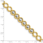 14k Complete 3/4 carat Round AA Diamond Circle Add-A-Diamond 7 inch Tennis Bracelet