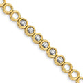 14k Complete 3/4 carat Round AA Diamond Circle Add-A-Diamond 7 inch Tennis Bracelet