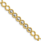 14k Complete 3/4 carat Round AA Diamond Circle Add-A-Diamond 7 inch Tennis Bracelet