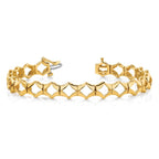 14k Holds 19 Stones up to 3.25mm Add-a-Diamond 7 inch Tennis Bracelet