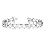 14k White Gold Holds 19 Stones up to 3.25mm Add-a-Diamond 7 inch Tennis Bracelet