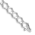 14k White Gold Holds 19 Stones up to 3.25mm Add-a-Diamond 7 inch Tennis Bracelet