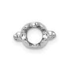 14k White Gold Head Holds up to 3.25mm for X900/X901 Add-a Diamond Bracelet