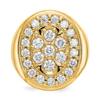 IB Goodman 14k 2 carat A Diamond Mens Cluster Ring