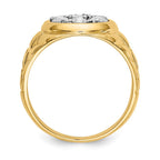 IB Goodman 14k 1 carat VS Diamond Mens Cluster Ring