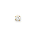 14k 1/20 carat Single Stud AA Diamond Earring