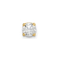 14k 1/4 carat Single Stud AA Diamond Earring