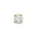 14k 1/4 carat Single Stud AA Diamond Earring