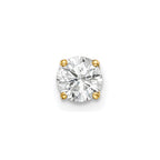 14k 1/2 carat Single Stud AA Diamond Earring