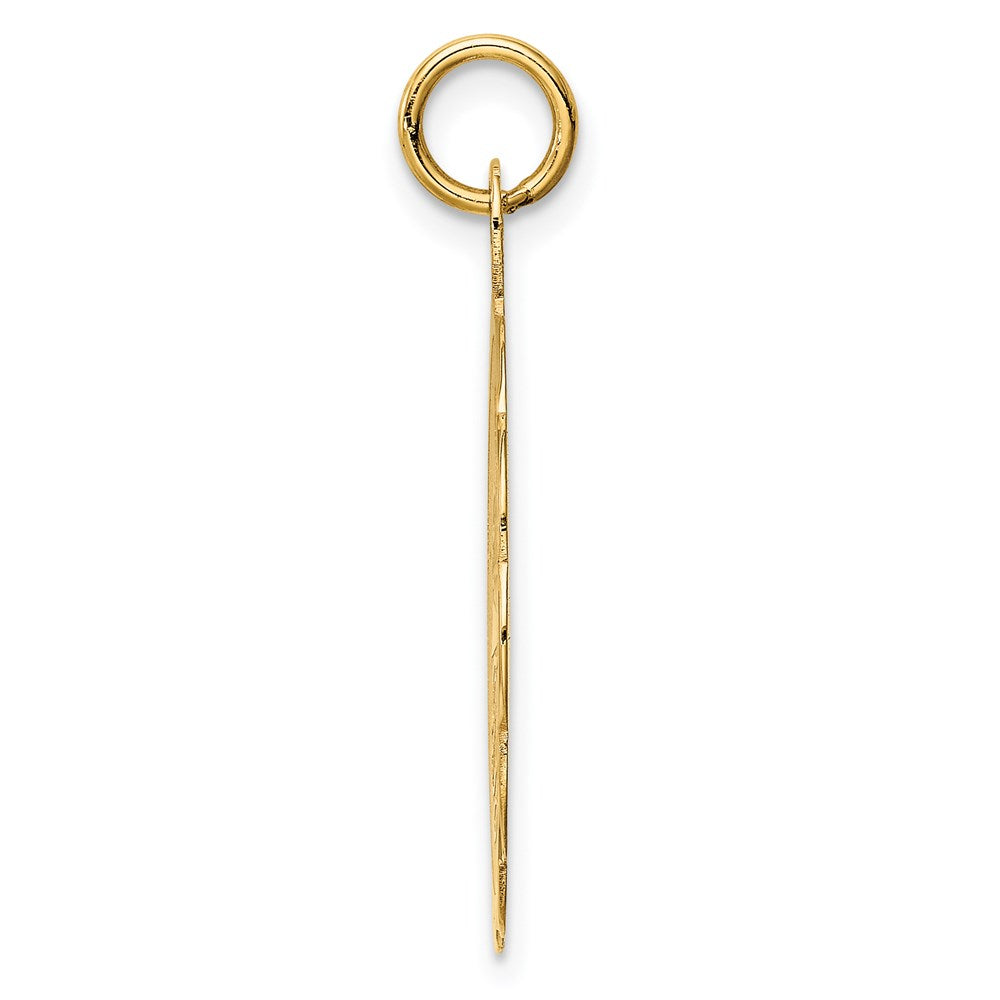 14k ON GRADUATION DAY with Diploma Engravable Disc Charm