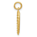 14K SWEET 16 Engravable 15mm Heart Charm