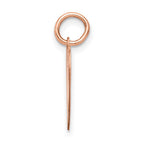 14k Rose Gold HOLY COMMUNION Heart Disc Charm