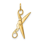 14k  3-D Moveable Scissors Charm