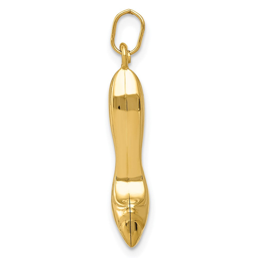 14K  3-D High Heel Shoe Charm