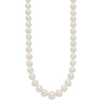 14k 4-9mm White Freshwater Cultured Pearl Graduated 18 inch Necklace