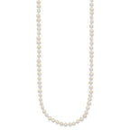 14k Children's 3-4mm White Semi-Round Freshwater Cultured Pearl Necklace