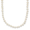 14k Children's 3-4mm White Semi-Round Freshwater Cultured Pearl Necklace