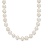 14k 5-6mm White Semi-Round Freshwater Cultured Pearl Necklace