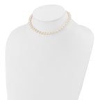 14k 6-7mm White Semi-Round Freshwater Cultured Pearl Necklace