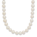 14k 6-7mm White Semi-Round Freshwater Cultured Pearl Necklace