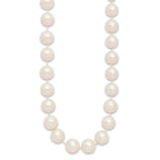 14k 11-12mm White Near-Round Freshwater Cultured Pearl 18 inch Necklace