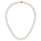 14k 11-12mm White Near-Round Freshwater Cultured Pearl 18 inch Necklace