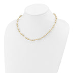 14k 6-7mm White Near-Round Freshwater Cultured Pearl Beaded 18 inch Necklace