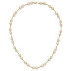 14k 6-7mm White Near-Round Freshwater Cultured Pearl Beaded 18 inch Necklace