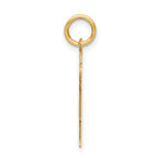 14k The Kids Small Boy with Hat Engravable Love Charm