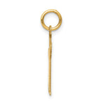 14k The Kids Small It's a Boy Engravable Kiss Charm