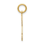 14k The Kids Small It's a Girl Engravable Joy Charm