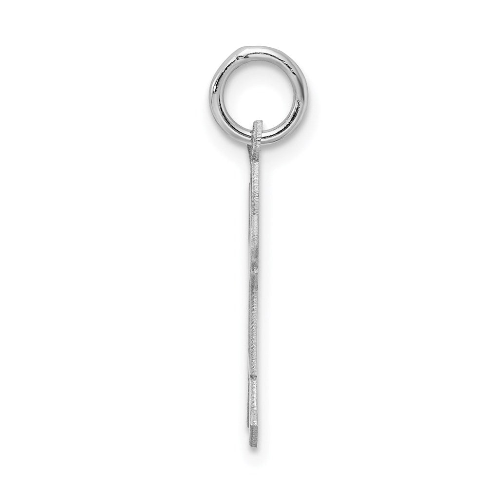 Sterling Silver Rhodium-plated Joy Kid Charm
