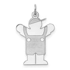 Sterling Silver Rhodium-plated Love Kid Charm