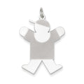 Sterling Silver Joy Kid Charm