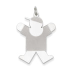 Sterling Silver Joy Kid Charm
