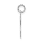 Sterling Silver Rhodium-plated Kid Charm