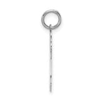 Sterling Silver Rhodium-plated Kid Charm