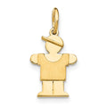 14k The Kids Mini Boy Hugs Charm