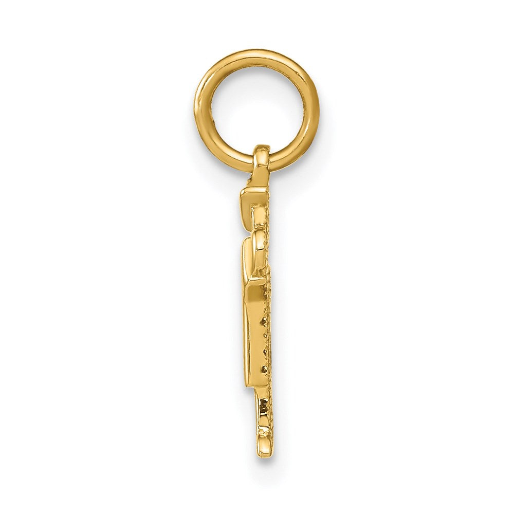 14k The Kids Mini Boy Kiss Charm