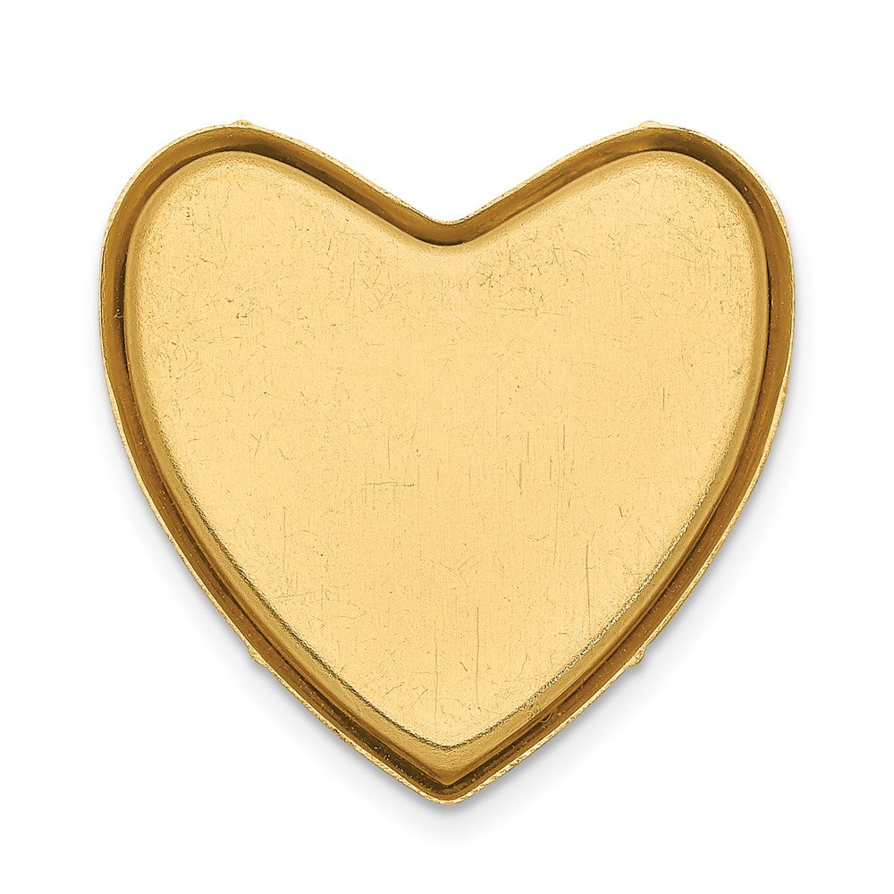 14k Diamond Star Ash Holder 24mm Heart Locket