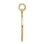 14k 22mm Round Non-enameled Medical Jewelry Pendant