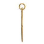 14k 25mm Round Non-enameled Medical Jewelry Pendant