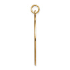 14k 32mm Round Non-enameled Medical Jewelry Pendant